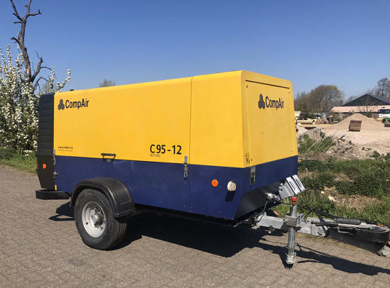 Sleepslangcompressor diesel